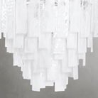 Tidelle Nickel Clear Glass Chandelier Small - Blushlighting