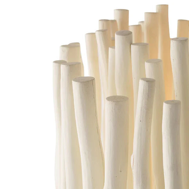 5/6-Light Modern Branch Modeling Chandelier in White or Black for Stylish Interiors