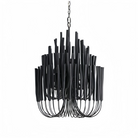 Tildalay Wide Chandelier 21" 36"-Chandelier-21"-Black-Blushlighting