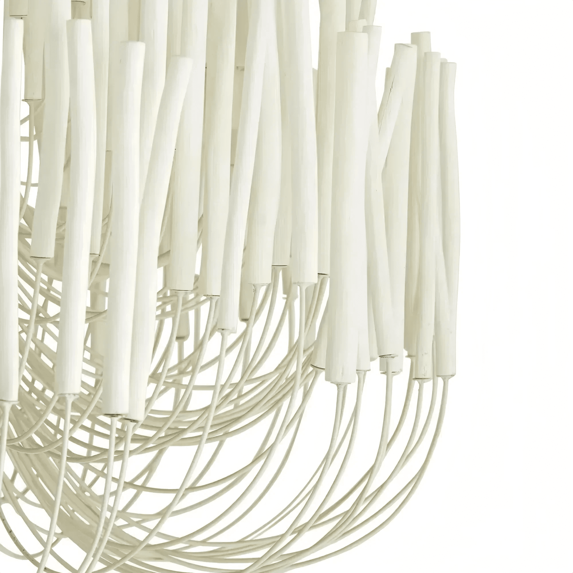 Tildalay Wide Chandelier 21" 36" - 36"WhiteBlushlighting