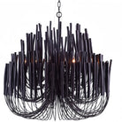 Tildalay Wide Chandelier 21" 36" - 36"BlackBlushlighting