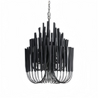 Tildalay Wide Chandelier 21" 36"-Chandelier-21"-Black-Blushlighting
