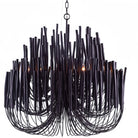 Tildalay Wide Chandelier 21" 36"-Chandelier-36"-Black-Blushlighting