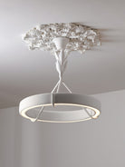 Tinsley Plaster Chandelier - D 60cm x H 60cm / ∅ 23.6″ x H 23.6″WhiteWarm WhiteBlushlighting