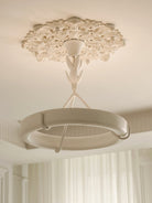 Tinsley Plaster Chandelier - D 60cm x H 60cm / ∅ 23.6″ x H 23.6″WhiteWarm WhiteBlushlighting