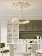 Tinsley Plaster Chandelier - D 60cm x H 60cm / ∅ 23.6″ x H 23.6″WhiteWarm WhiteBlushlighting
