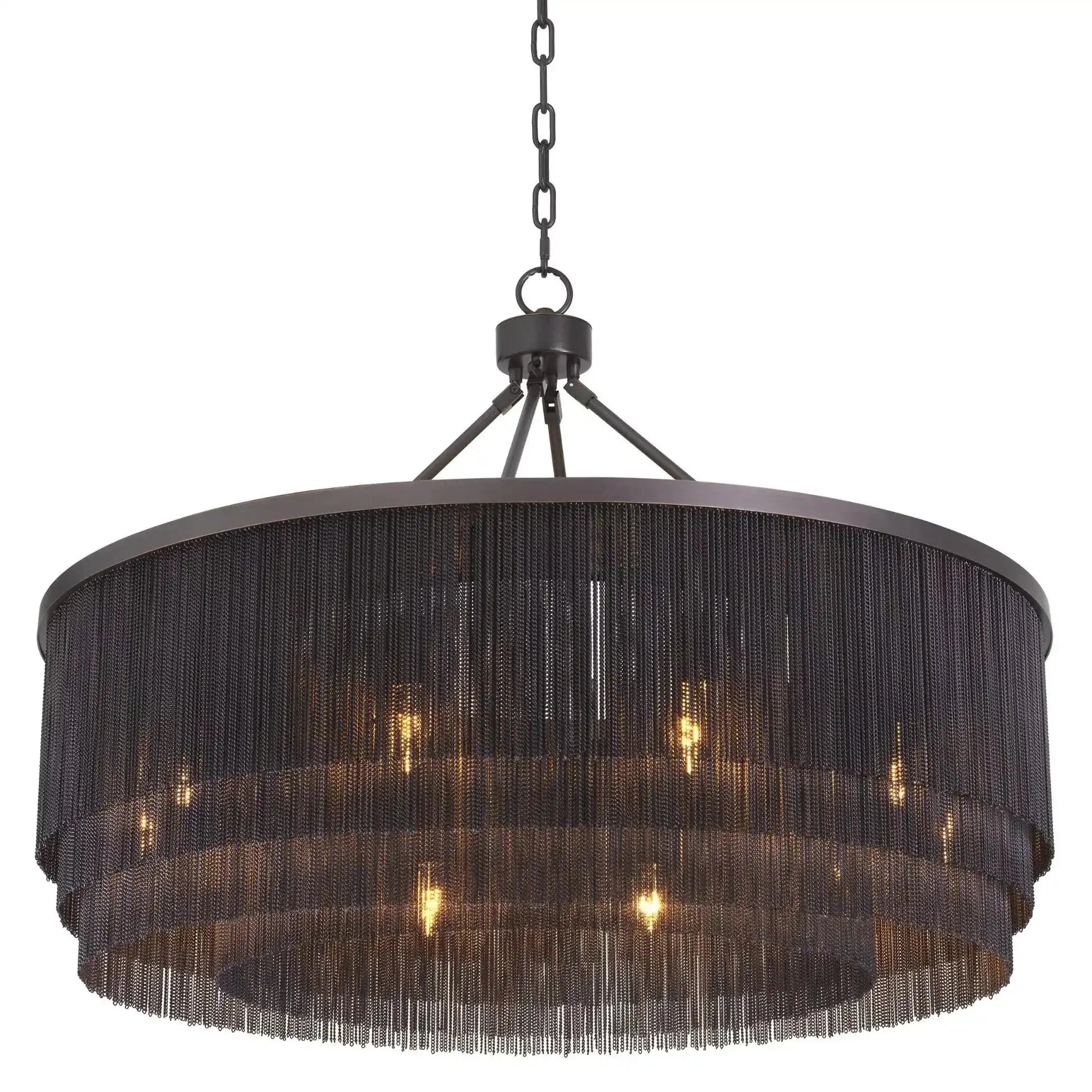 Tissot L (Brass/Bronze) Modern Chandelier - Blushlighting