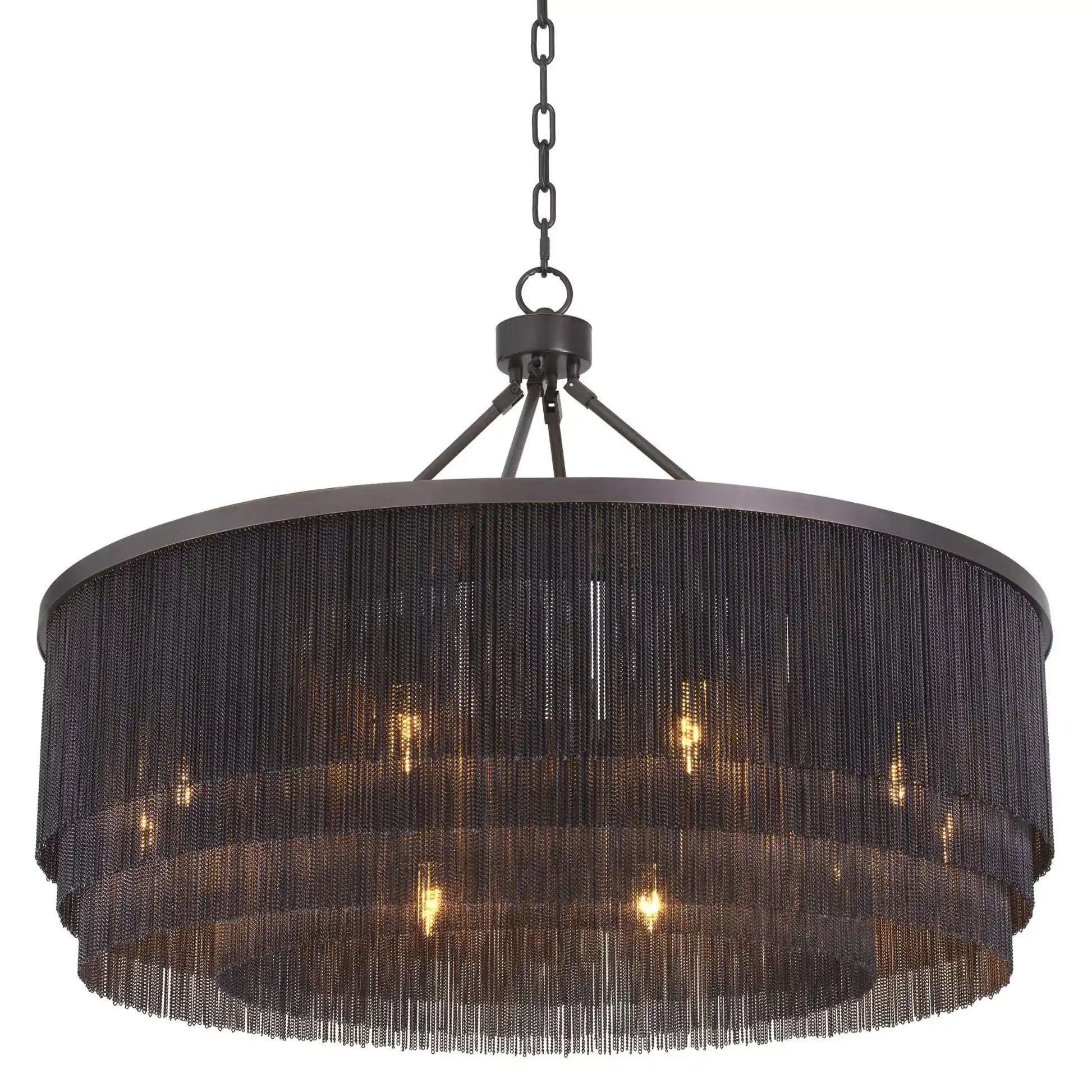 Tissot L (Brass/Bronze) Modern Chandelier - Blushlighting