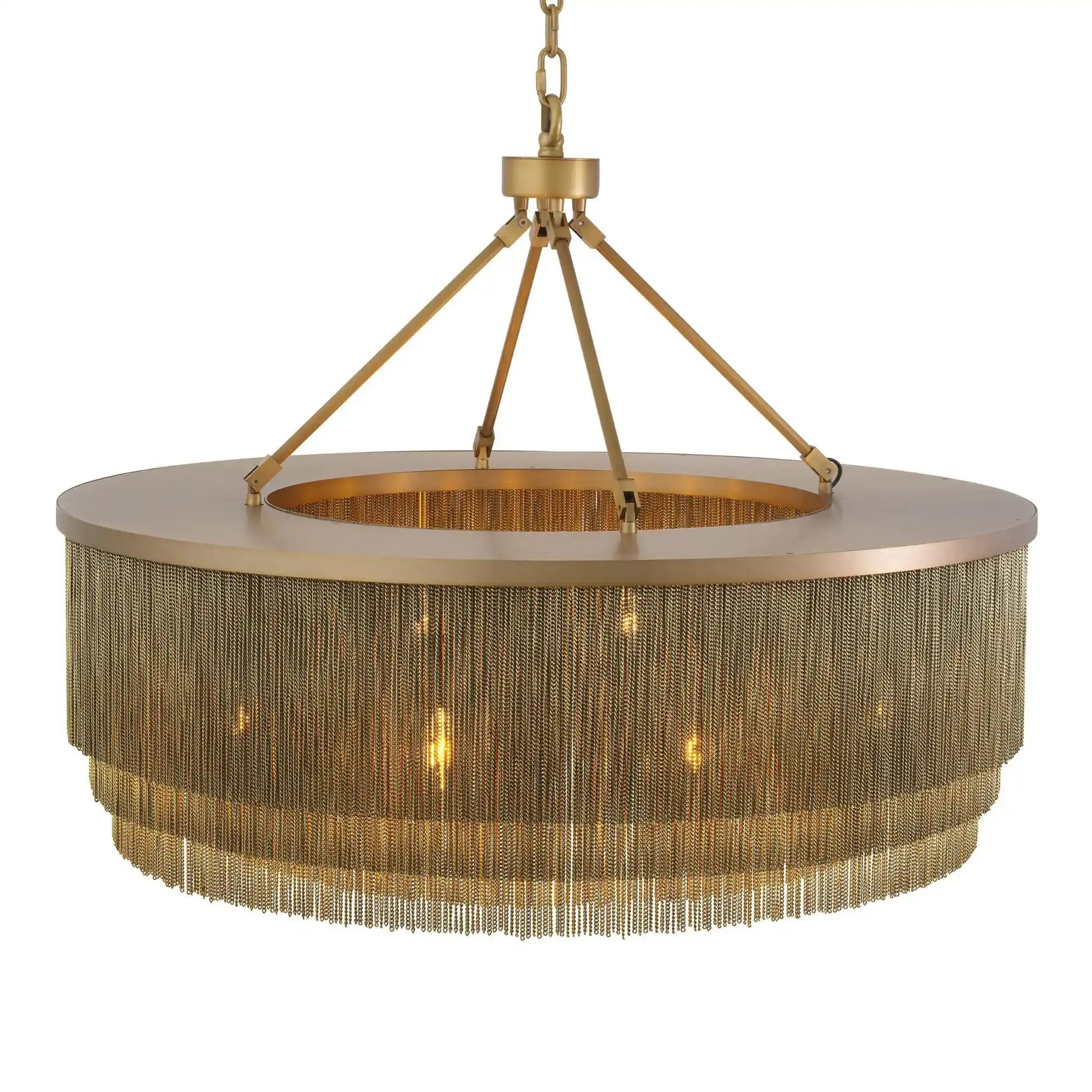 Tissot L (Brass/Bronze) Modern Chandelier - Blushlighting