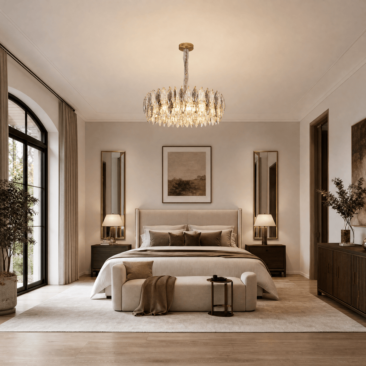 Tondo Crystal Chandelier - Blushlighting