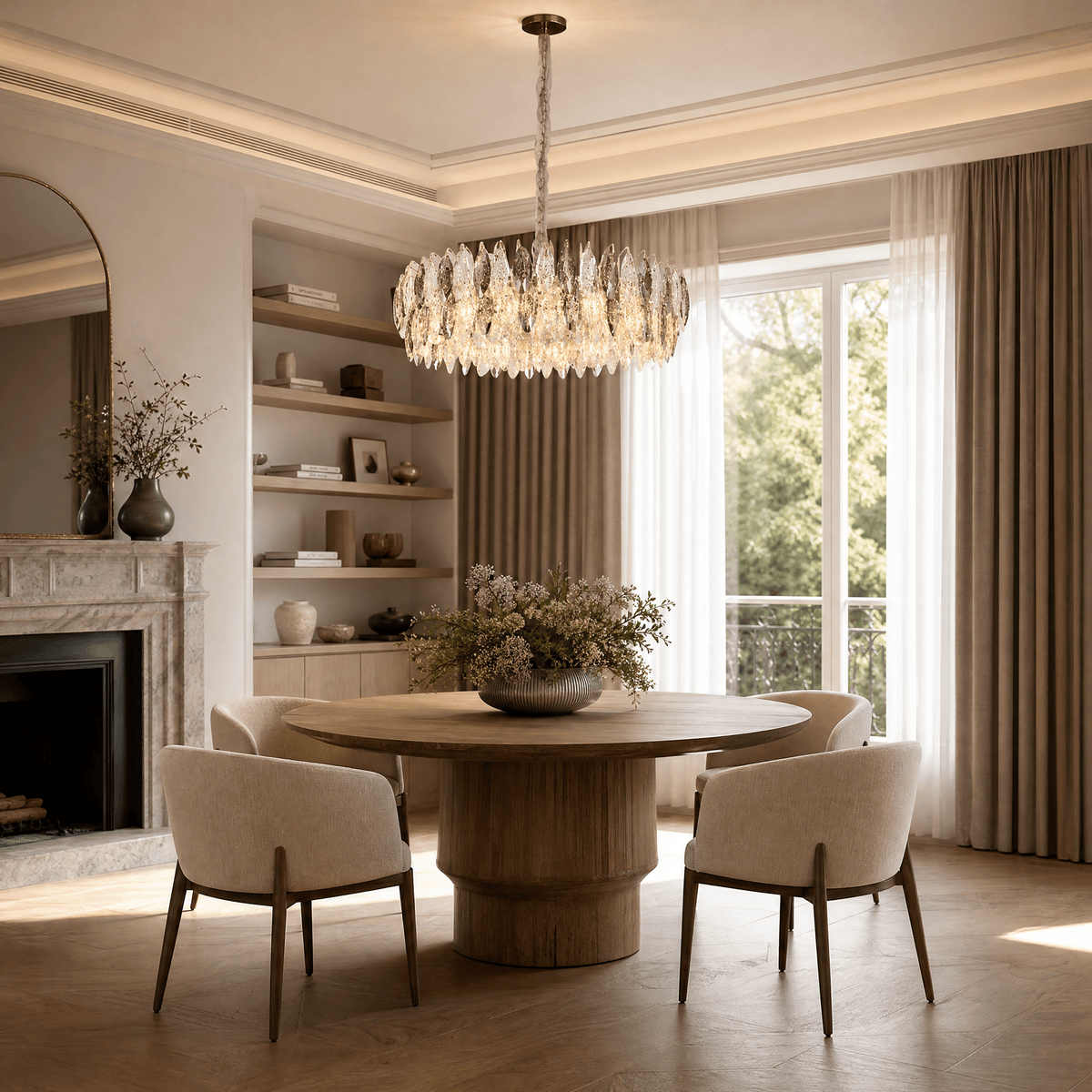 Tondo Crystal Chandelier - Blushlighting