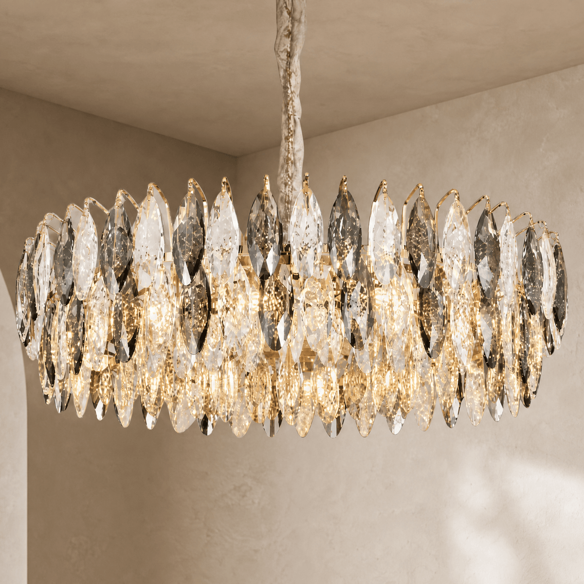 Tondo Crystal Chandelier - Blushlighting