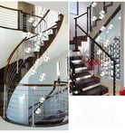 Transparent Crystal Chandelier-Blushlighting-Blushlighting