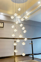 Transparent Crystal Chandelier-Blushlighting-Blushlighting