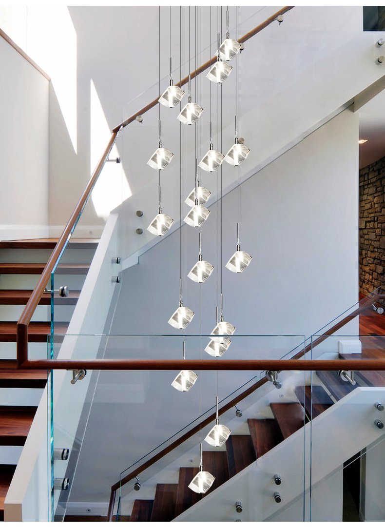 Transparent Crystal Chandelier-Blushlighting-Blushlighting