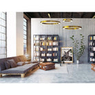Travara Multi Light Chandelier - Polished Gunmetal59”Blushlighting