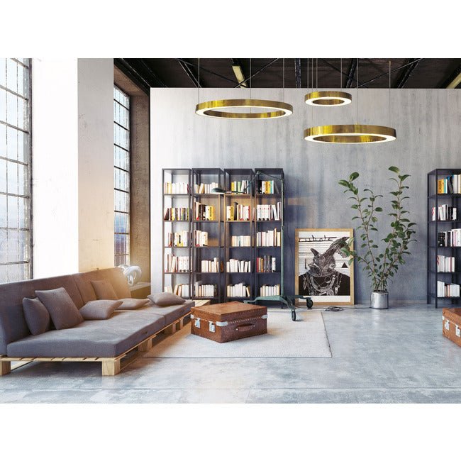Travara Multi Light Chandelier - Polished Gunmetal59”Blushlighting