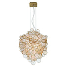 Trento Clustered Glass Pendant - ChromeBlushlighting