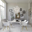 Trento Clustered Glass Pendant - ChromeBlushlighting