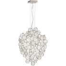 Trento Clustered Glass Pendant - ChromeBlushlighting