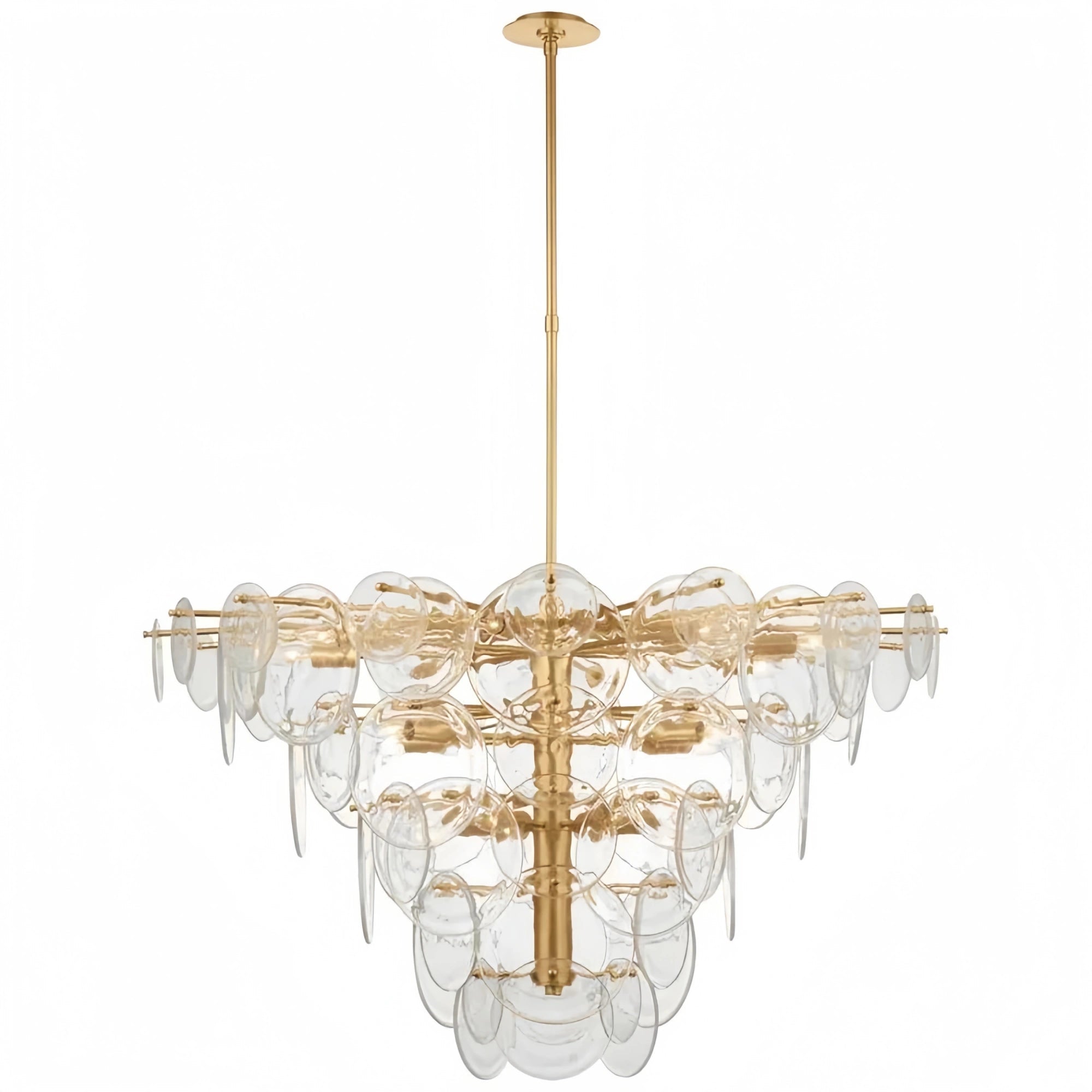 Trento Extra Large Chandelier 48"D - Blushlighting