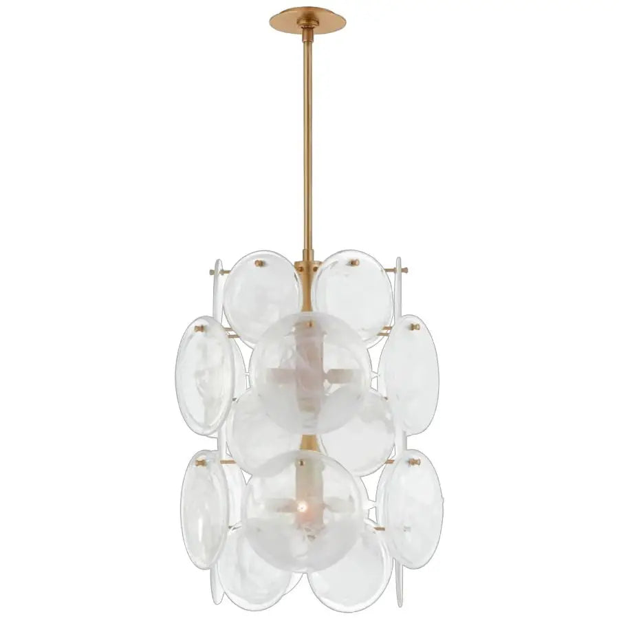 Trento Medium Barrel Chandelier 20"D-Gold-