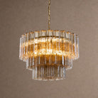 Treviso Tiered Chandelier - Smoked Quartz28"Blushlighting