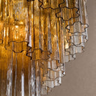 Treviso Tiered Chandelier - Smoked Quartz28"Blushlighting