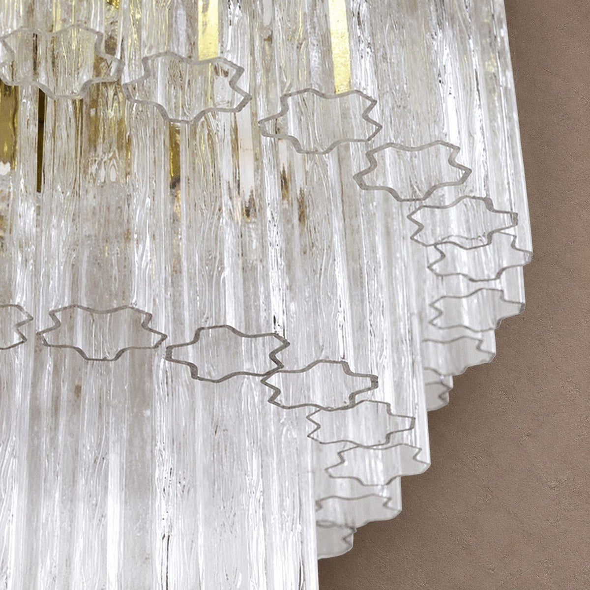 Treviso Tiered Chandelier - Clear28"Blushlighting