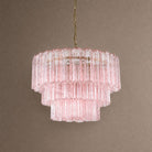 Treviso Tiered Chandelier - Pink28"Blushlighting
