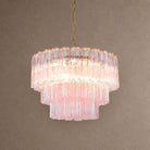 Treviso Tiered Chandelier - Smoked Quartz28"Blushlighting