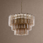 Treviso Tiered Chandelier - Smoked Quartz28"Blushlighting