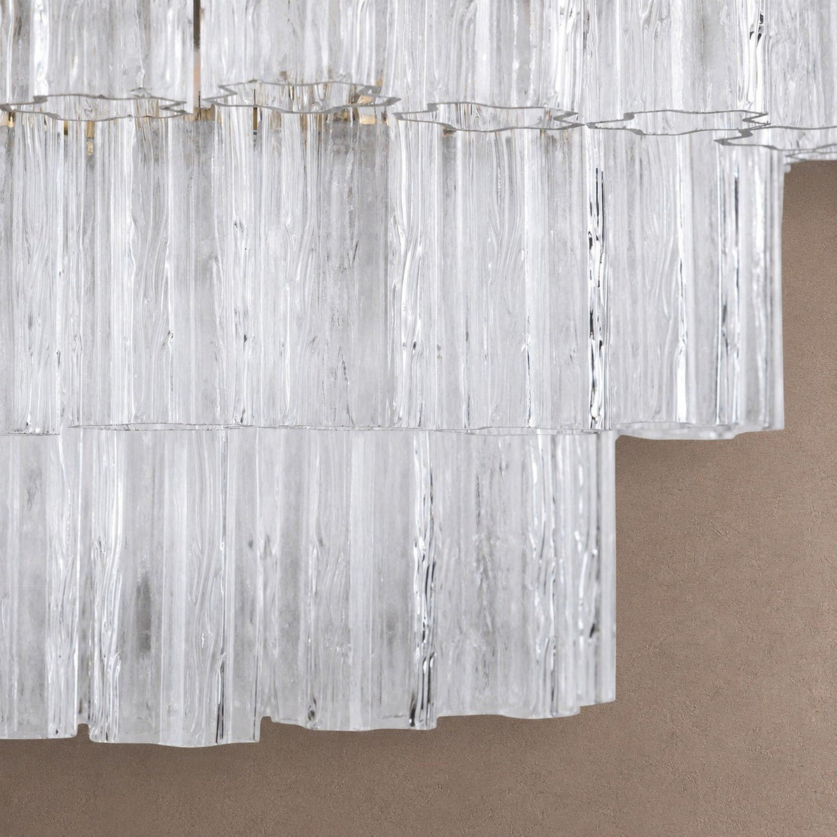 Treviso Tiered Chandelier - Clear28"Blushlighting
