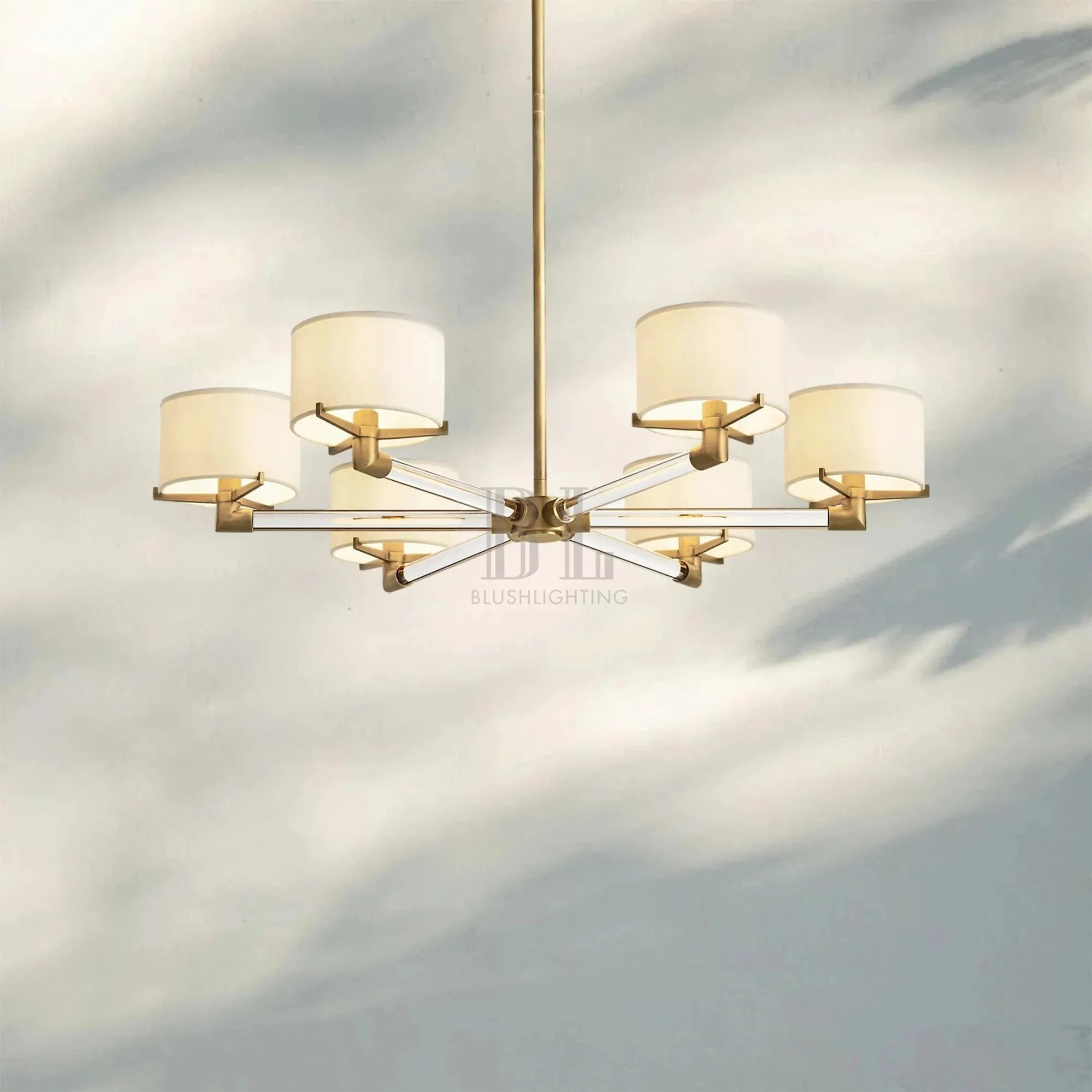Trumane Round Chandelier 36'' 48'' 60'' - Blushlighting