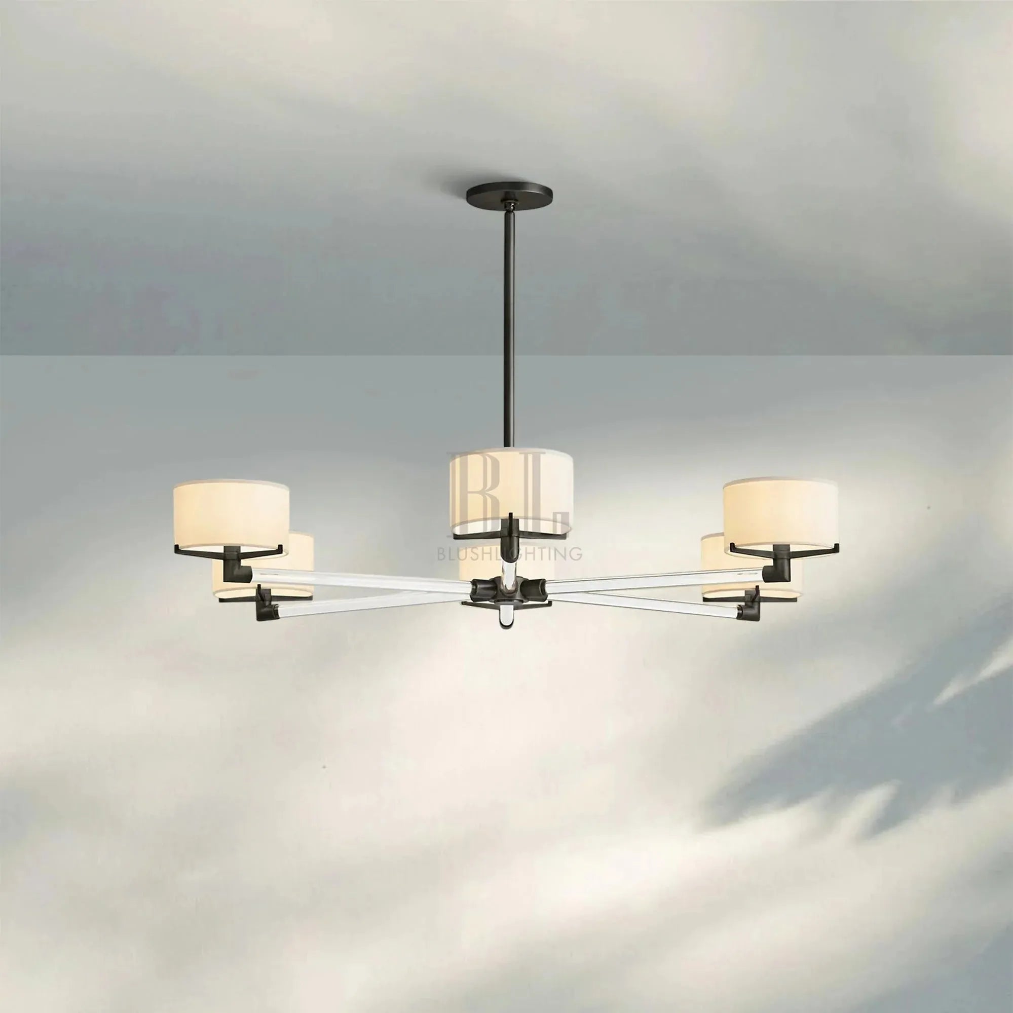 Trumane Round Chandelier 36'' 48'' 60'' - Blushlighting