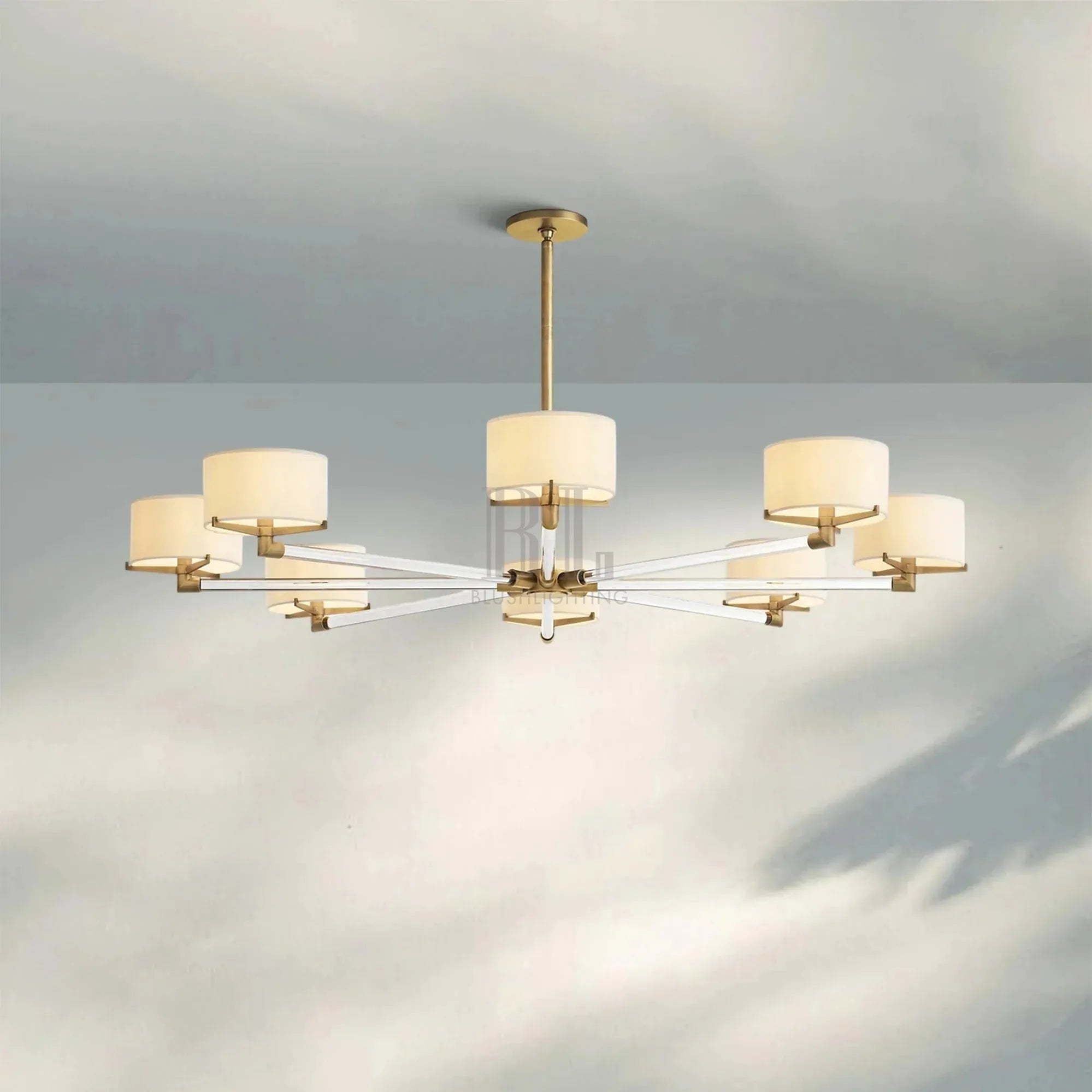 Trumane Round Chandelier 36'' 48'' 60'' - Blushlighting
