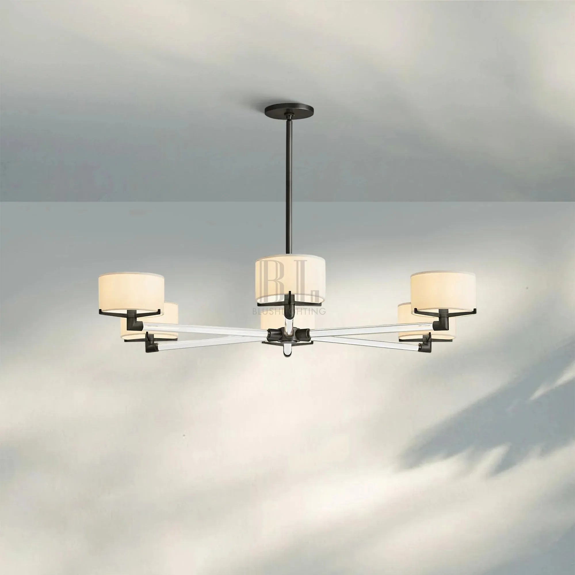 Trumane Round Chandelier 36'' 48'' 60'' - Blushlighting