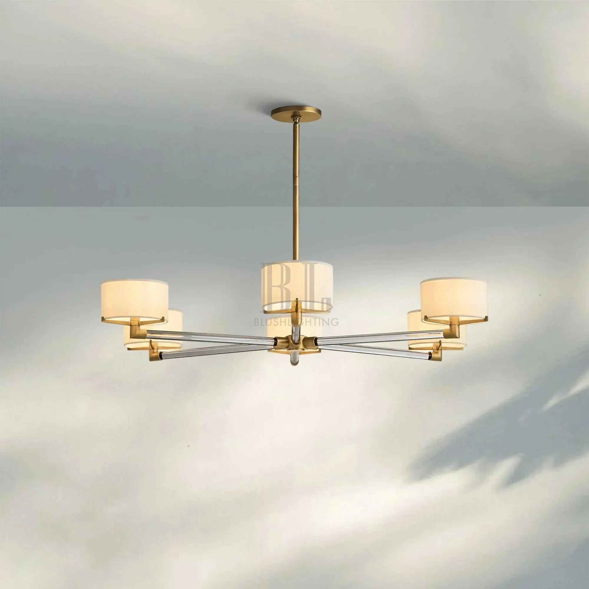 Trumane Round Chandelier 36'' 48'' 60'' - Blushlighting