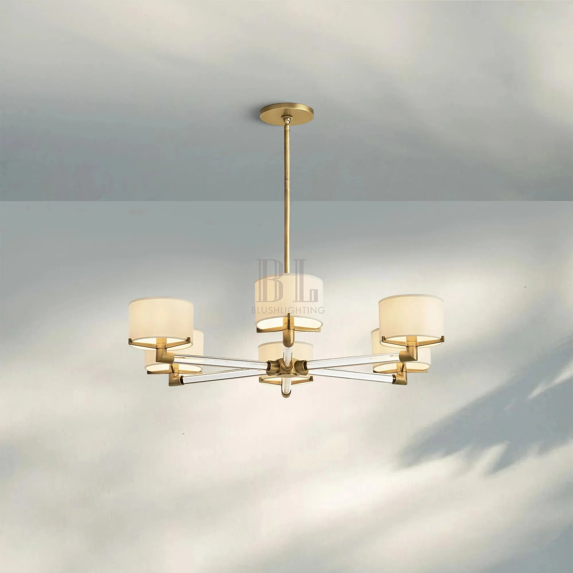 Trumane Round Chandelier 36'' 48'' 60'' - Blushlighting