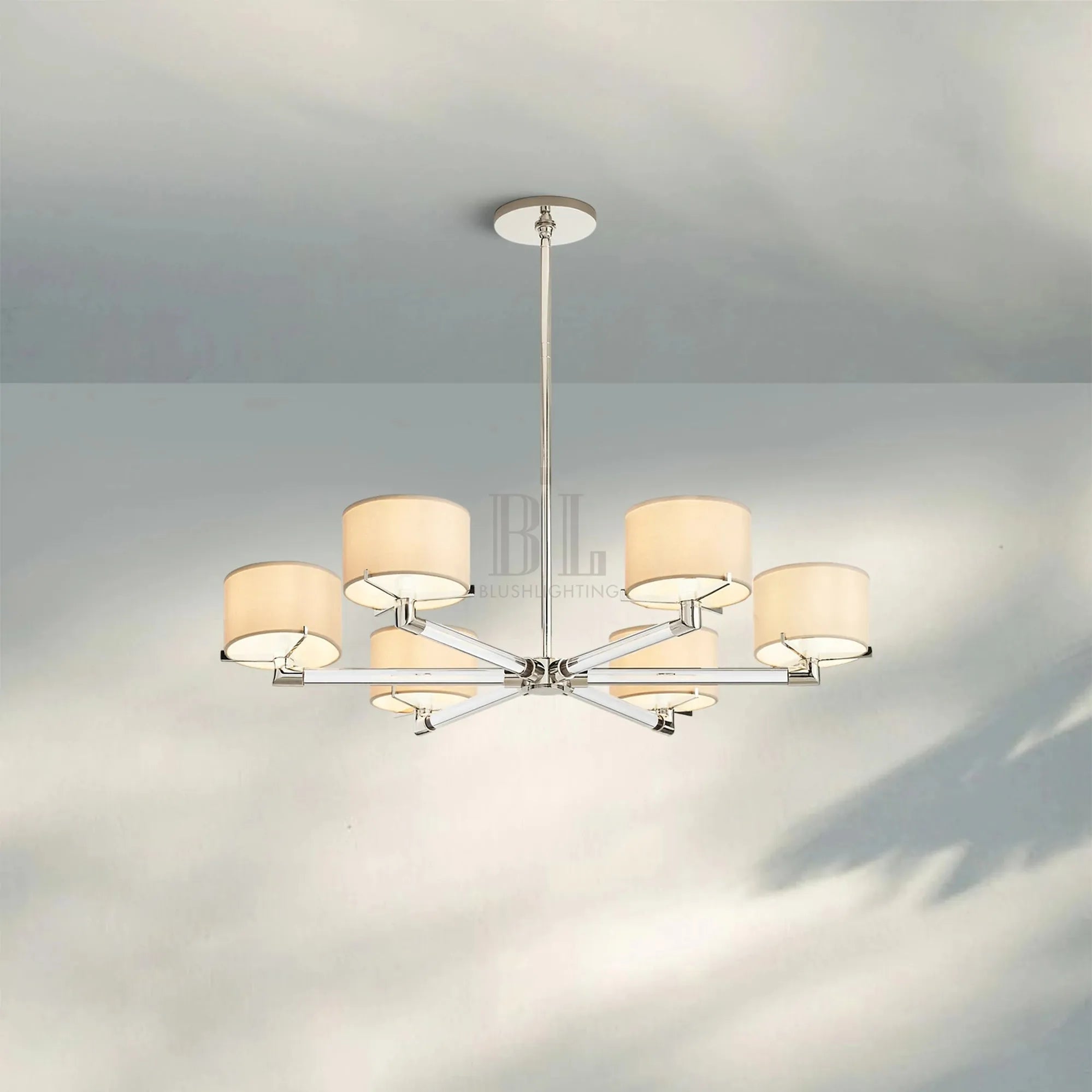 Trumane Round Chandelier 36'' 48'' 60'' - Blushlighting
