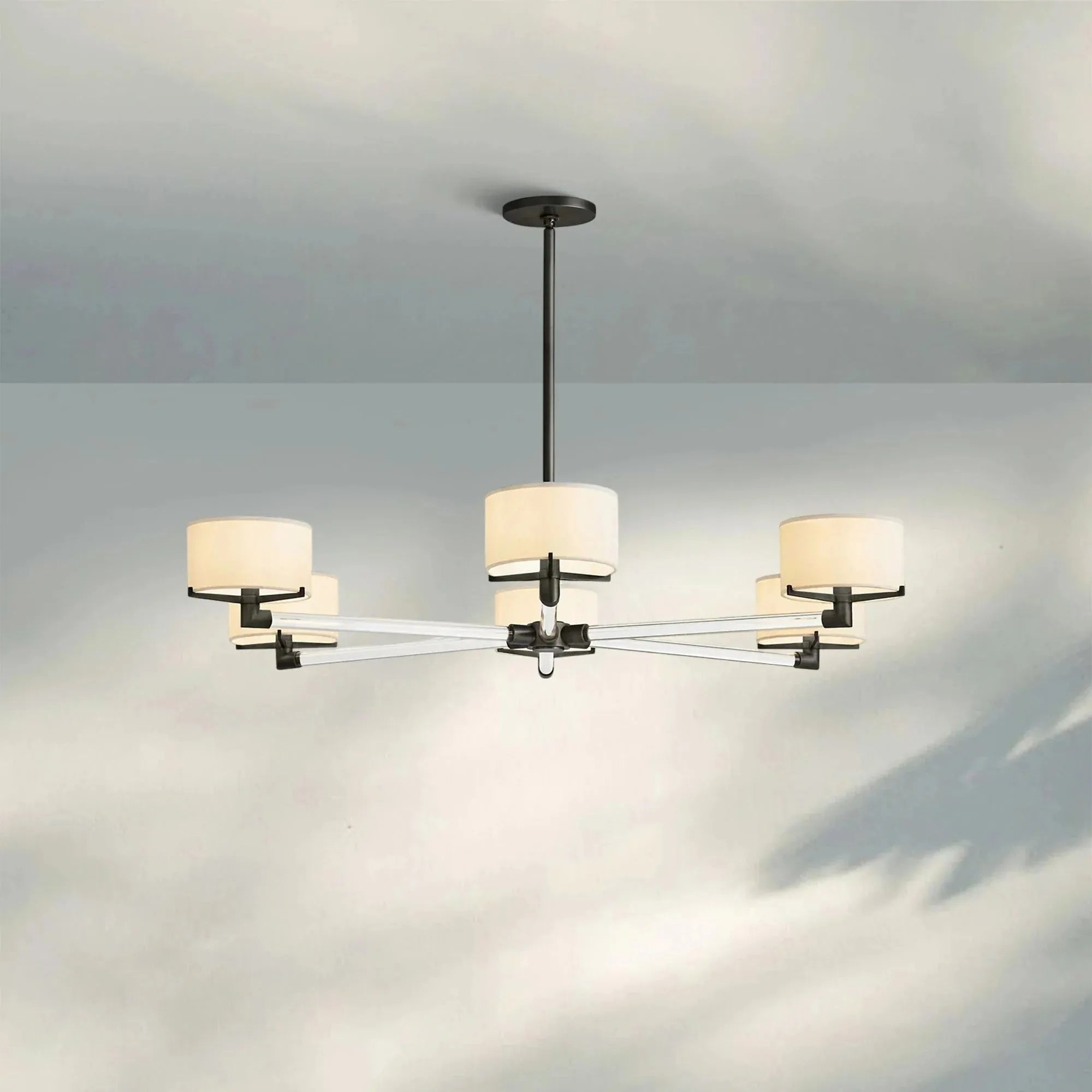 Trumane Round Chandelier 36'' 48'' 60'' - Blushlighting