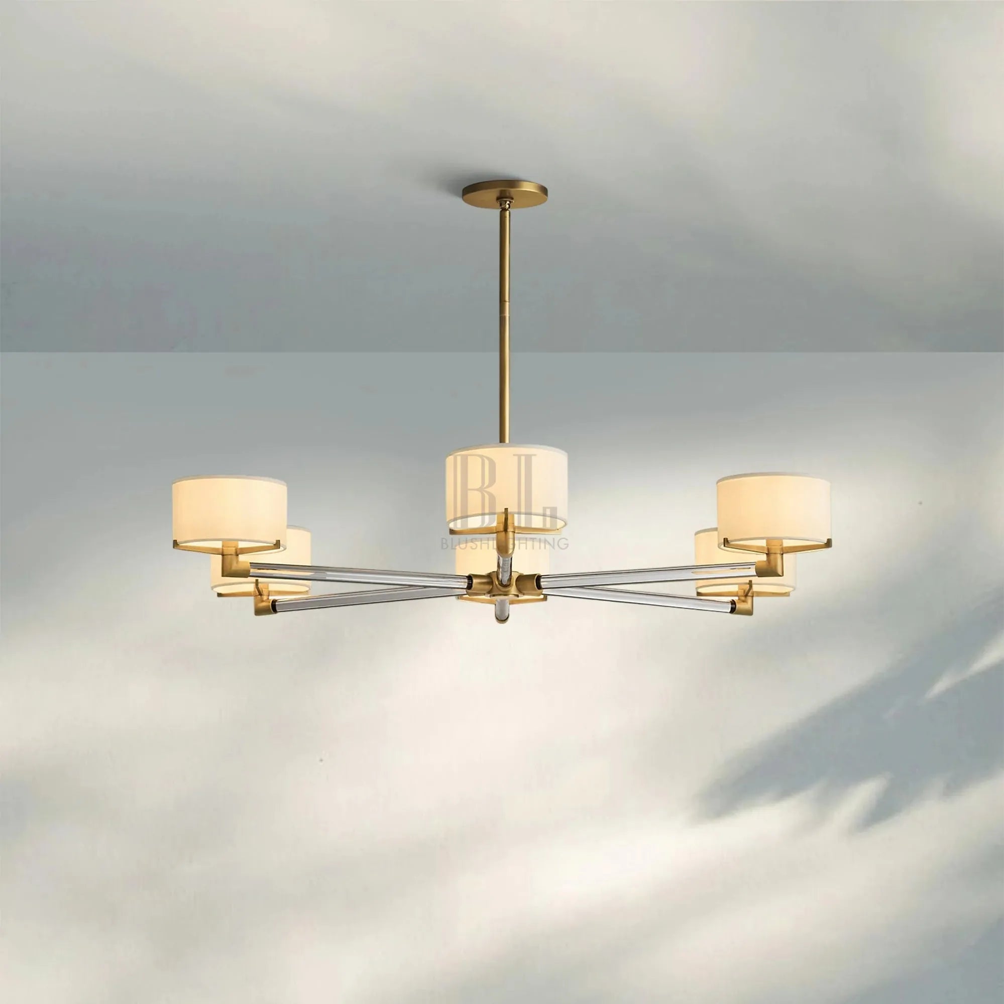 Trumane Round Chandelier 36'' 48'' 60'' - Blushlighting