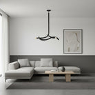 Tryst Chandelier - 3 lights ∅ 44.9″ x H 17.7″Antique BrassBlushlighting