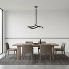 Tryst Chandelier - 3 lights ∅ 44.9″ x H 17.7″Antique BrassBlushlighting