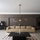 Tryst Chandelier - 3 lights ∅ 44.9″ x H 17.7″Antique BrassBlushlighting