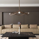 Tryst Chandelier - 3 lights ∅ 44.9″ x H 17.7″Antique BrassBlushlighting