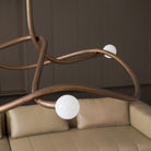 Tryst Chandelier - 3 lights ∅ 44.9″ x H 17.7″Antique BrassBlushlighting