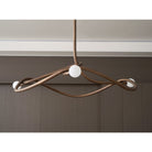 Tryst Chandelier - 3 lights ∅ 44.9″ x H 17.7″Antique BrassBlushlighting
