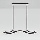 Tryst Chandelier - 6 lights L 80.7″ x W 44.1″ x H 17.7″BlackBlushlighting