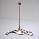 Tryst Chandelier - 3 lights ∅ 44.9″ x H 17.7″Antique BrassBlushlighting